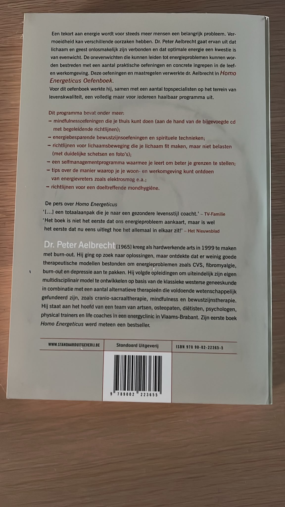 Homo Energeticus oefenboek – Dr. Peter Aelbrecht