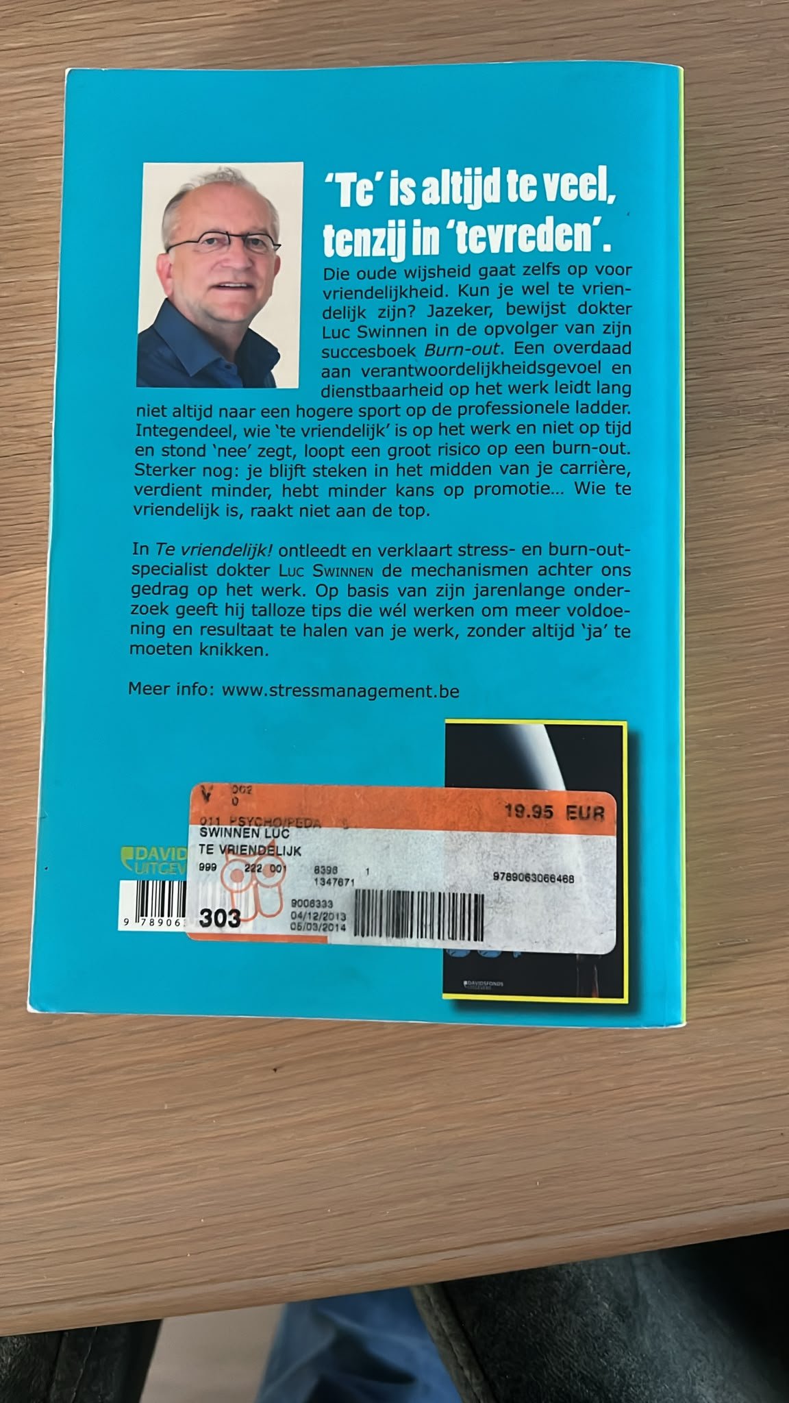 Te vriendelijk! – Luc Swinnen
