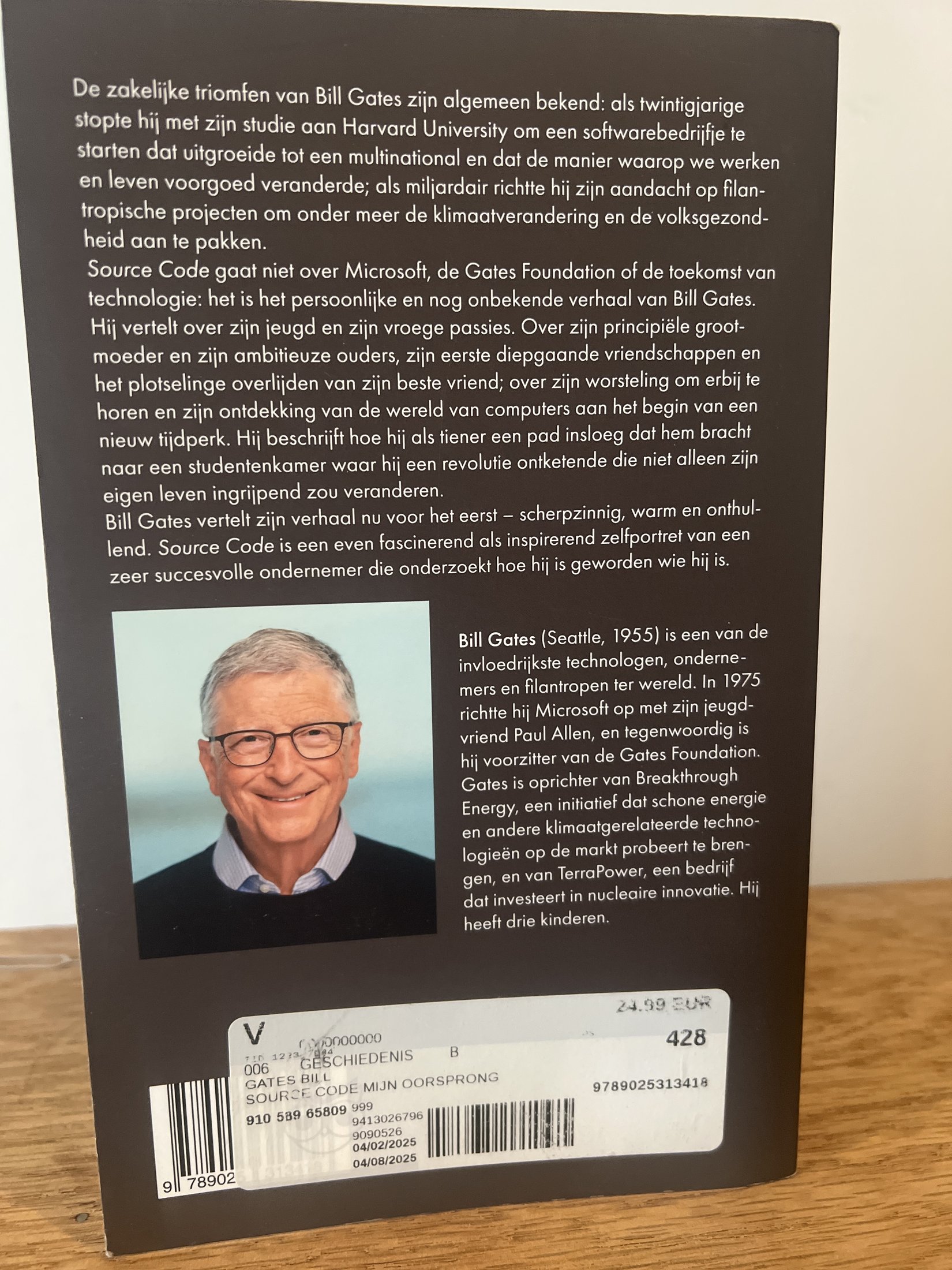 Bill Gates - Source Code: Mijn oorsprong